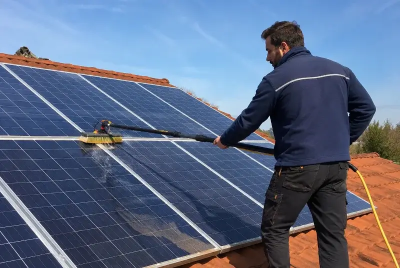 Nettoyage et entretien de panneaux solaires à Porta